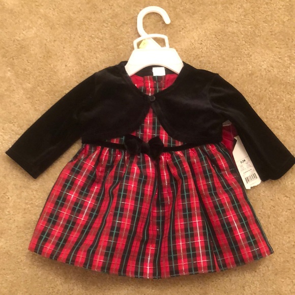 macy's baby christmas dress